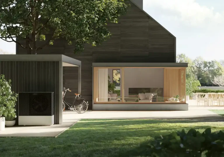 Wärmepumpe im Haus - senkt Heizkosten